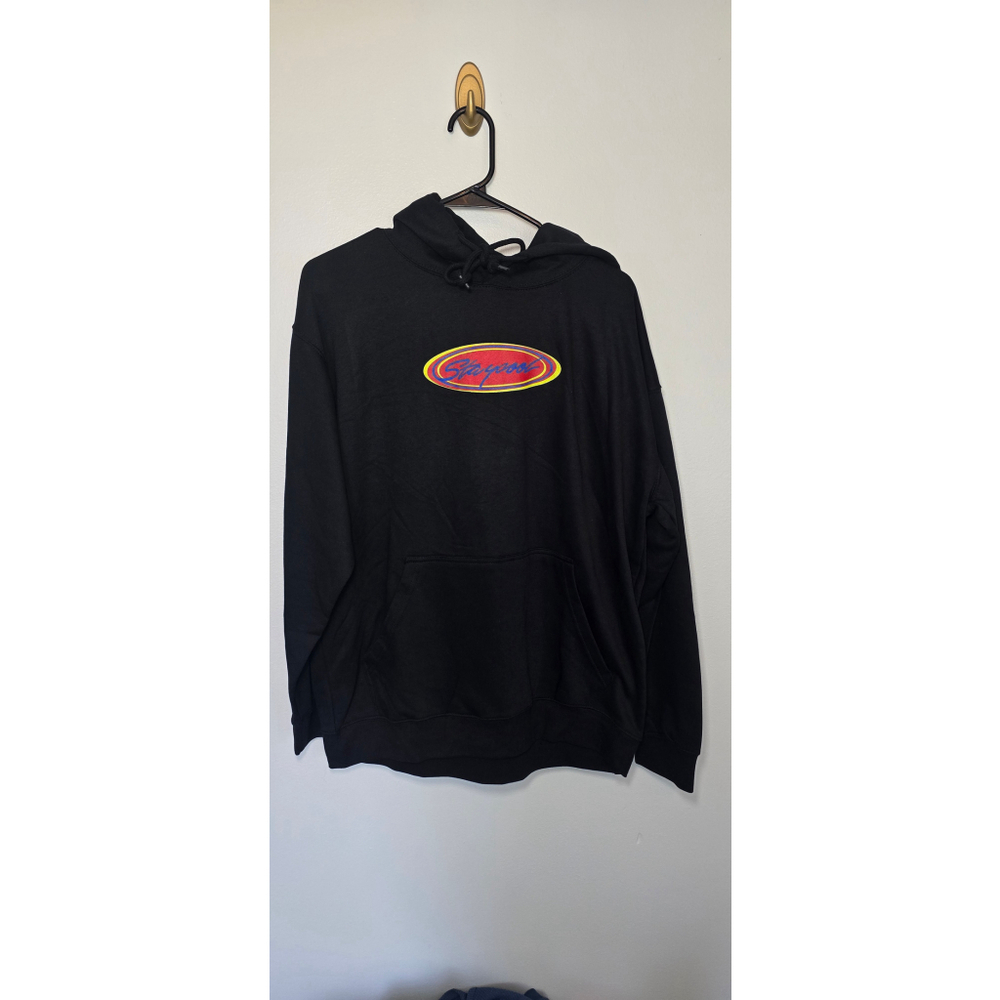 Men's Stay Cool Black Hoodie Size L - Picture 3 of 6